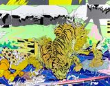 Big Beast by Zhong Wei contemporary artwork painting