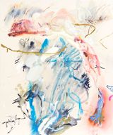 Sun rock by Araminta Blue contemporary artwork painting