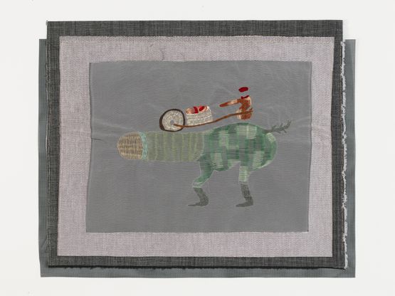 PILGRIMS INSIGNIAS 01 by Fernando Marques Penteado contemporary artwork Textile