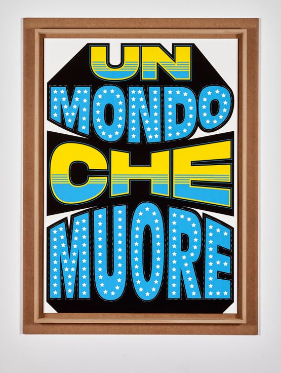 Un Mondo Che Muore  1 by Olaf Nicolai contemporary artwork Print