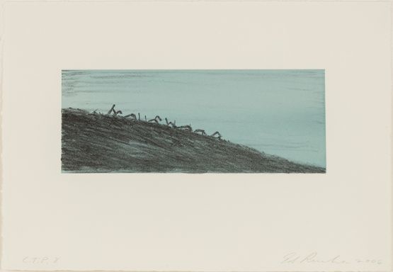 Further Landmark Decay by Ed Ruscha contemporary artwork Print