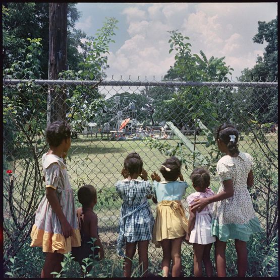 Outside Looking In Mobile Alabama by Gordon Parks contemporary artwork Print