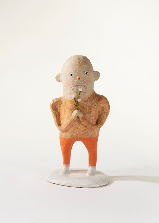 Flower man by KAPPAO contemporary artwork Sculpture