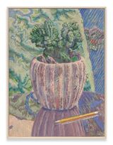 Cactus with a Map by Min Joung-Ki contemporary artwork painting