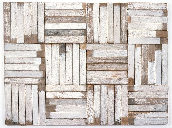 Untitled 12 squares of 6 by Rosalie Gascoigne contemporary artwork Mixed Media