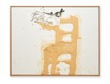 Untitled by Antoni Tapies contemporary artwork mixed media painting