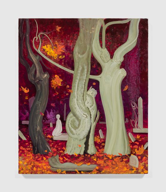 Old Trees in Fall by Inka Essenhigh contemporary artwork Works on Paper