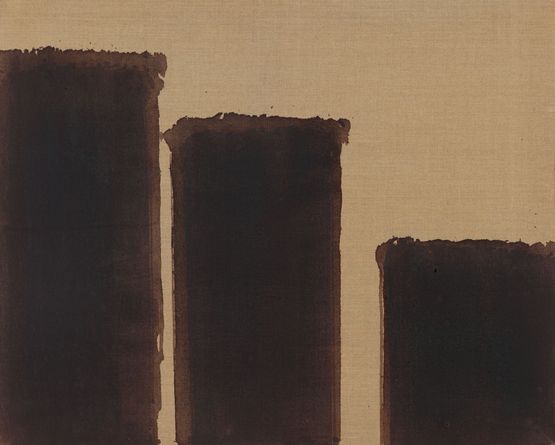 Burnt Umber  Ultramarine by Yun Hyong-Keun contemporary artwork Painting