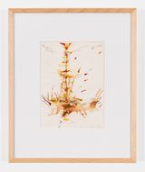 Das Tier mit den zwei Rucken by Rebecca Horn contemporary artwork painting works on paper