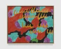 Untitled Orange Squiggles by Paul Thek contemporary artwork Painting