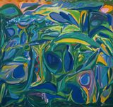 Our Lady of the Prunes by Aram Jughian contemporary artwork painting works on paper