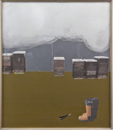 Ohne Bienen by Robert Elfgen contemporary artwork mixed media