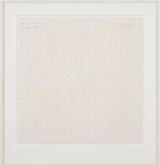 Study for Static II by Bridget Riley contemporary artwork drawing painting works on paper