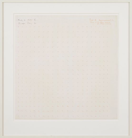 Study for Static II by Bridget Riley contemporary artwork Painting
