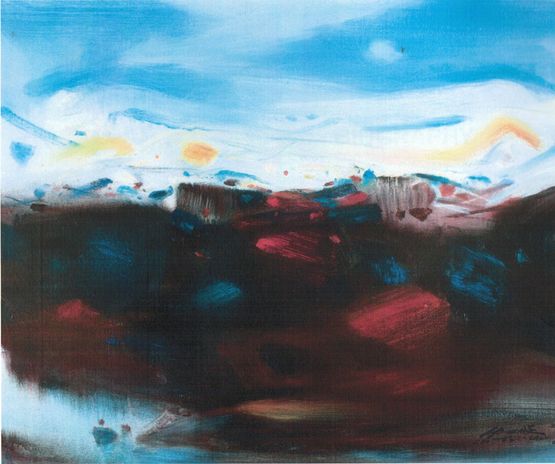 Contraste by Chu Teh-Chun contemporary artwork Painting