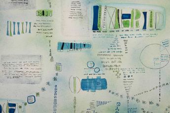Contemporary art exhibition Laura Grisi The Endless Diagram at P420 Bologna Italy
