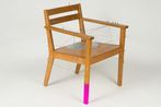 Plasticized chair instrument 1 by Yoshiaki Nakamura contemporary artwork Sculpture