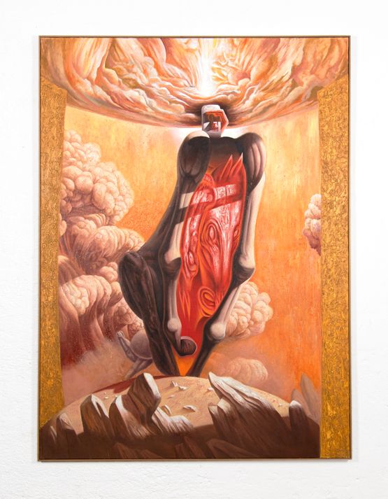 Diluvian Renegade by Kevin Klamminger contemporary artwork Painting