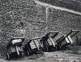 The carts of the paper-and-bottle pickers Doornfontein April 1974 4_2229 by David Goldblatt contemporary artwork painting photography
