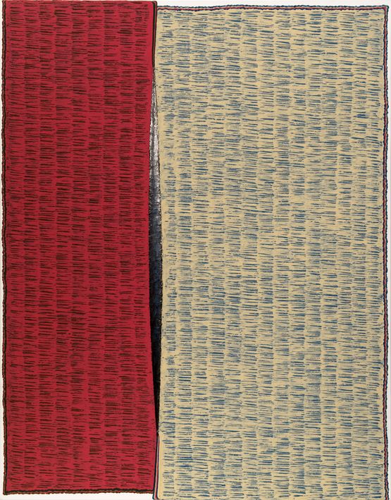 Interstice - Pile up  Rub 2-12 by Soonik Kwon contemporary artwork Painting