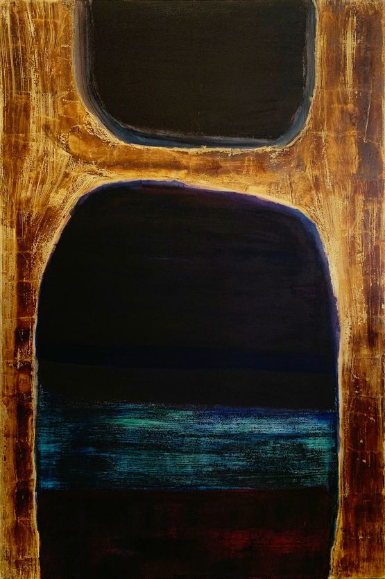 De Profundis I by Zad Moultaka contemporary artwork Painting