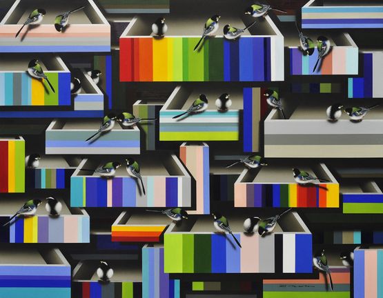 Room of Prejudice 01 by Haiyun Jung contemporary artwork Painting
