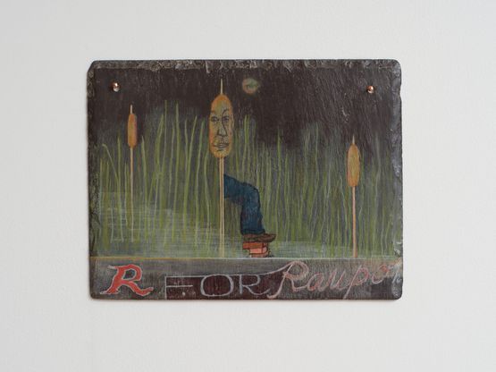 R for Raupo by Denis OConnor contemporary artwork Sculpture