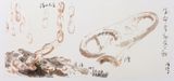 Chains by Liang Shaoji contemporary artwork drawing painting works on paper