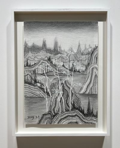 Huang Yuxings Monochromatic Studies of Landscape at Almine Rech