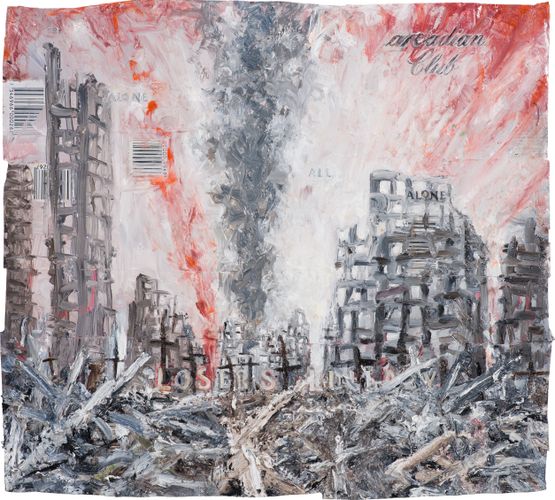 Counting For Nothing 5 by Fiona Hall contemporary artwork Painting