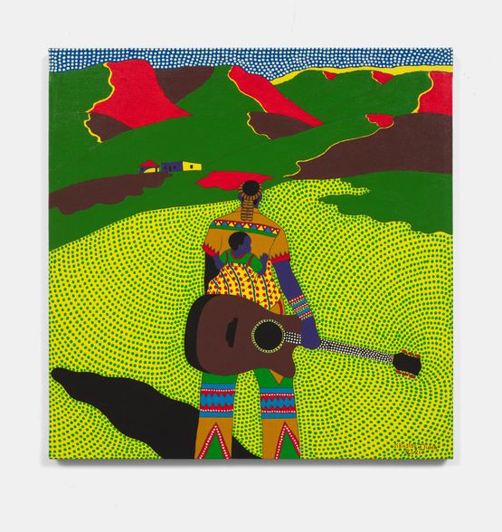 Ngondiwa isiPhiwo Sami My God Gift is Feeding Me and my Family by Sibusiso Duma contemporary artwork Painting