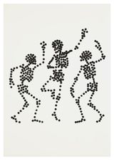 Dance to Dust Drawings 19 by Carlos Amorales contemporary artwork works on paper