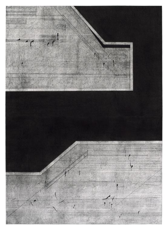 The Weight of Dust 1 by Seher Shah contemporary artwork Works on Paper