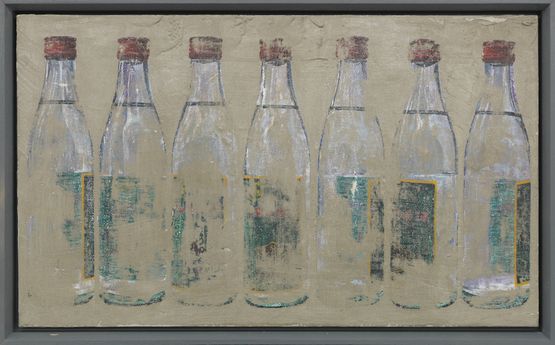 Seven Bottles of Erguotou by ZHENG YUNHAN contemporary artwork Painting
