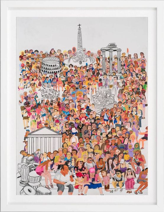 Roma by Huang Hai-Hsin contemporary artwork Works on Paper