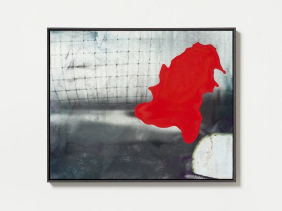 Dementia Red Spot by Johannes Wohnseifer contemporary artwork Painting