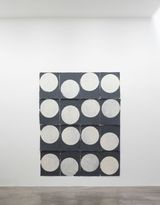 All Wall balls white grey by Richard Gorman contemporary artwork works on paper
