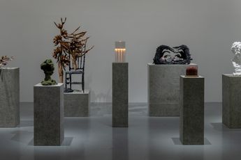 Contemporary art exhibition Kohei Nawa Sentient at SCAI THE BATHHOUSE Tokyo Japan