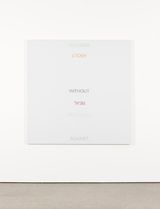 Multicolored Word List by Robert Barry contemporary artwork painting