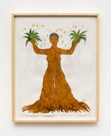 Sem titulo serie Jatoba by Rosana Paulino contemporary artwork painting works on paper drawing