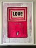 Love Hand-Finished - Heavily Reworked Commission by Harland Miller contemporary artwork Painting