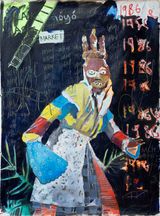 Untitled II African Series by Moyosore Martins contemporary artwork painting