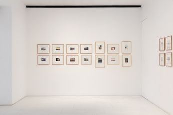 Contemporary art exhibition Gerhard Richter Overpainted Photographs at Gagosian Davies Street London United Kingdom