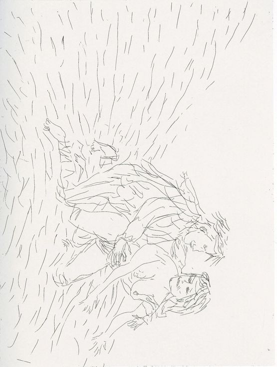 Im Walde von Blainville by Georg Baselitz contemporary artwork Print