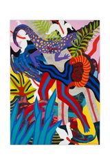 Union of Fire and Water by Ramina Saadatkhan contemporary artwork painting