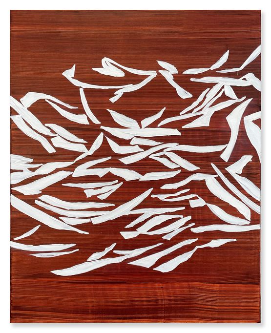 Migration Red Lake 1 by Ricardo Mazal contemporary artwork Painting
