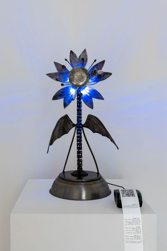 Plantoid by Primavera De Filippi contemporary artwork Sculpture