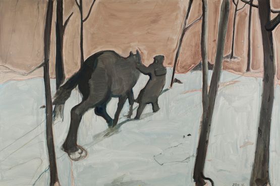 The Last Man by Zhao Yang contemporary artwork Painting