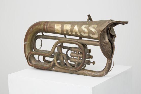 Brass by Jane Mcadam Freud contemporary artwork Sculpture