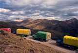 The Flowing Rainbow Advancing Motorcade--Xuejila Mountain by Xiong Wenyun contemporary artwork photography